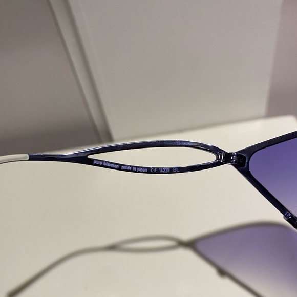 Oversized, pure titanium Christian Roth Sunglasses - Picture 9 of 10